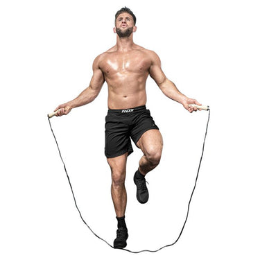 CUERDA PARA SALTAR CON ASAS DE MADERA DE 10.3 PIES RDX W2 BR